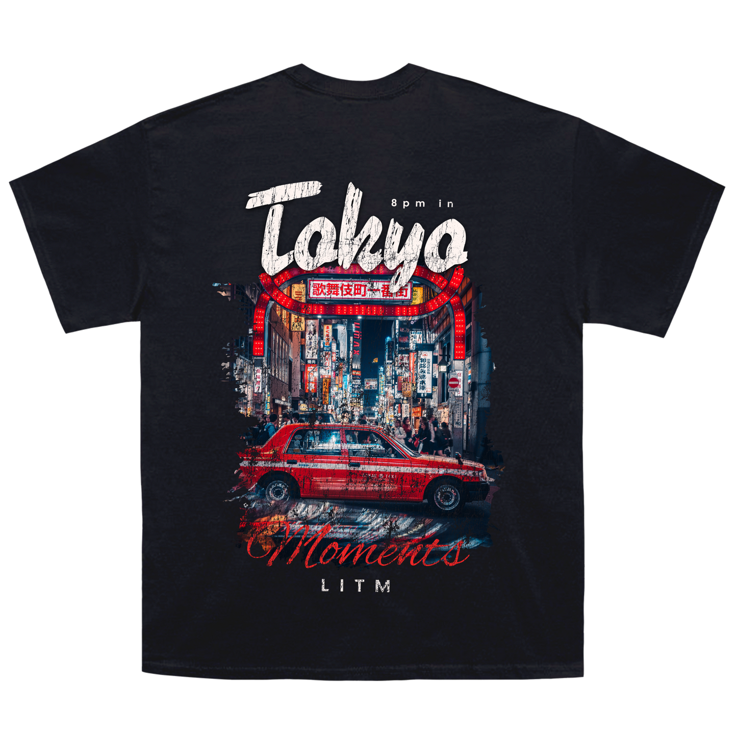 8pm in Tokyo (Black T-shirt)