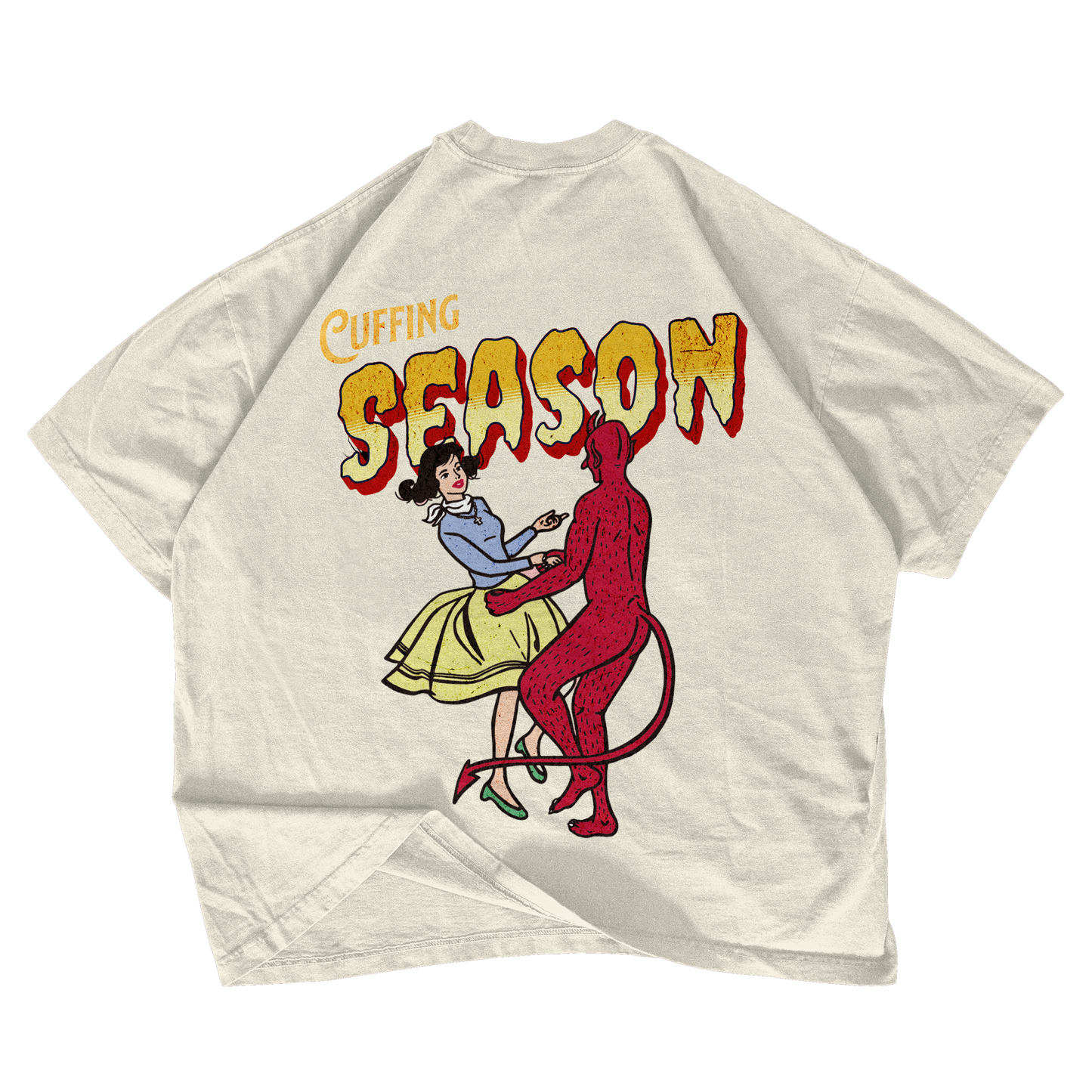 Cuffing Season Cream T-shirt